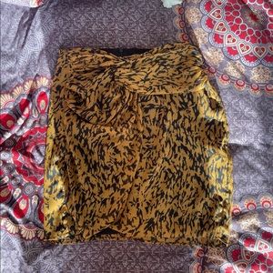 ZARA Animal Print Mini Skirt 🖤
